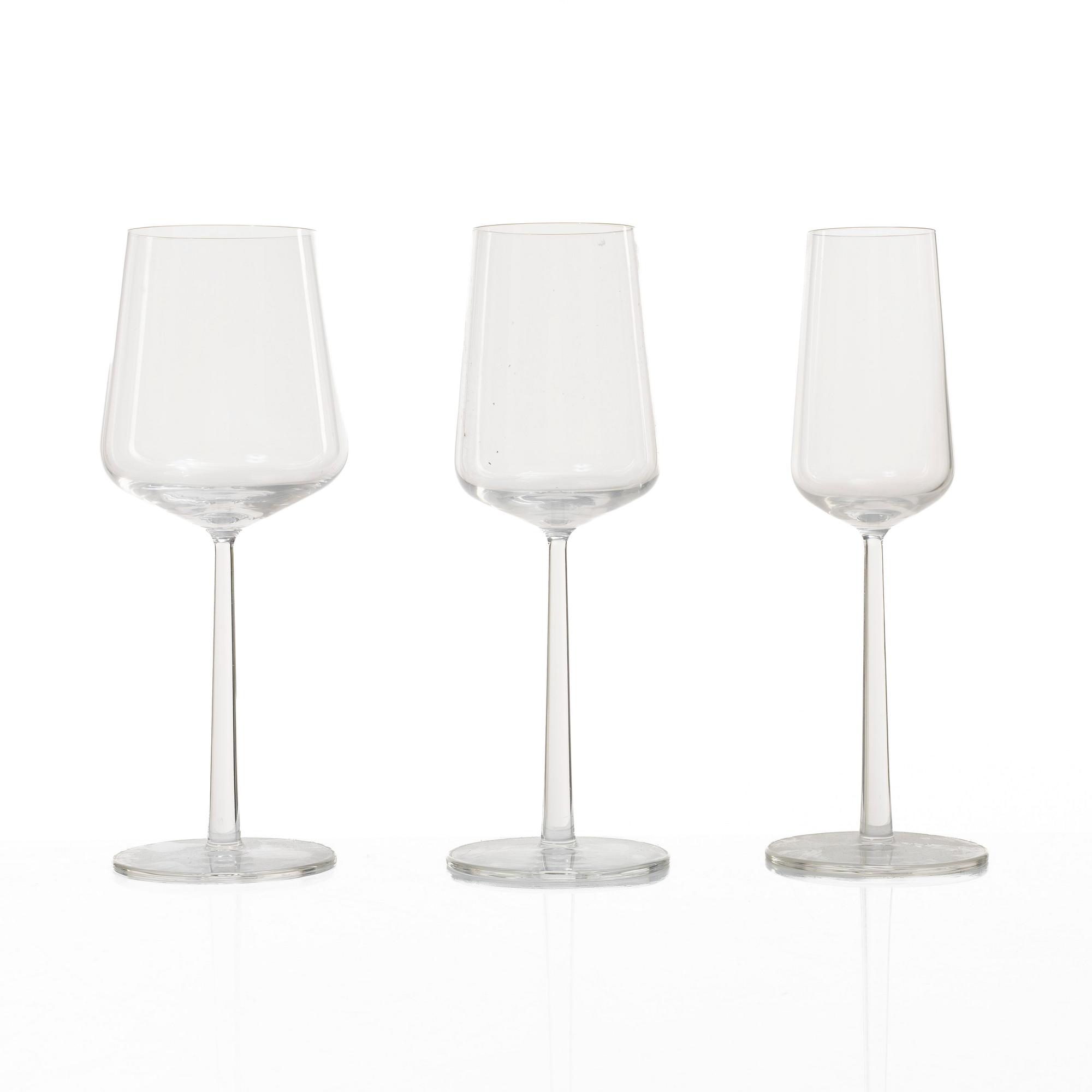 Alfredo Häberli, a 34-piece glassware set, 'Essence', Iittala, Finland.