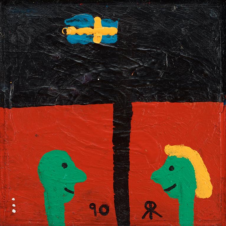 Roger Risberg, "Flaggstången" (The Flagpole).