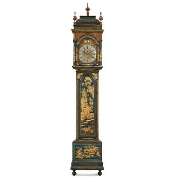 80. A late Baroque longcase clock by William Barrow, clockmaker in London 1700-1736.