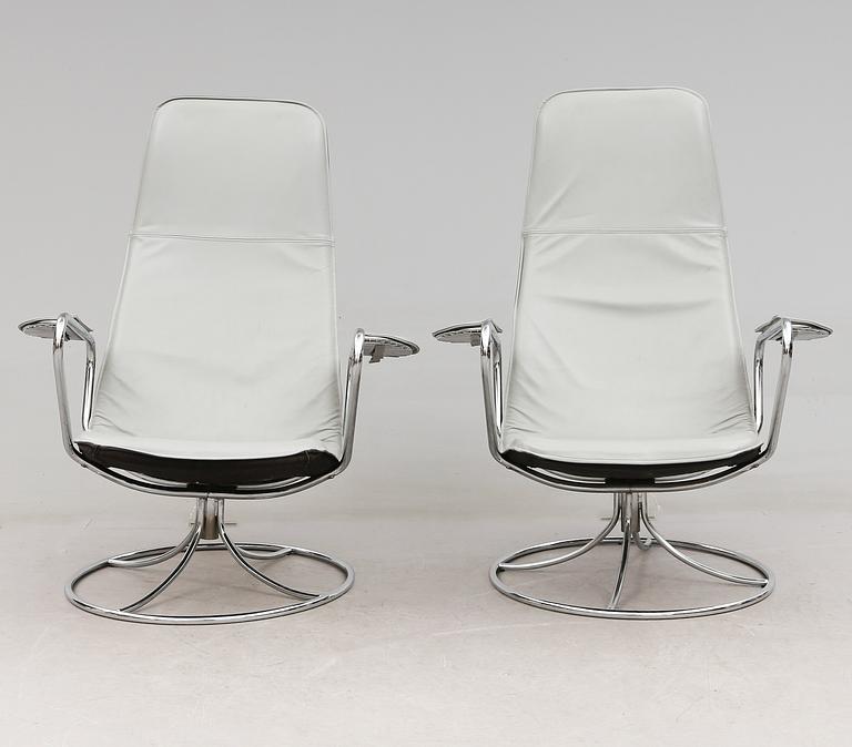 FÅTÖLJER, 1 par, 1900-talets andra hälft.