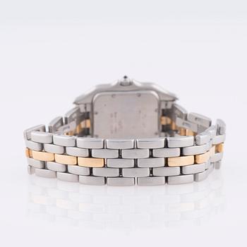 ARMBANDSUR, herr, Cartier, Santos, automatisk, stål och guld.
