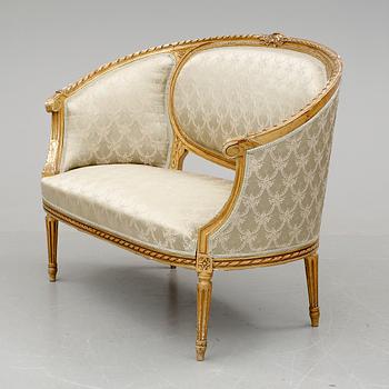 SOFFA, sk badkarsmodell, gustaviansk stil, tidigt 1900-tal.