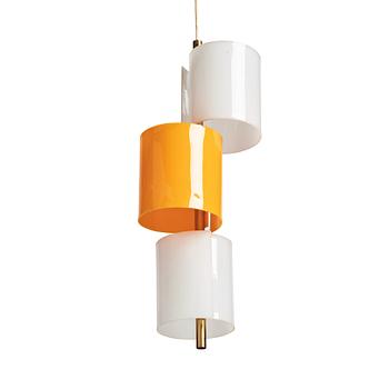 349. Hans Bergström, a ceiling lamp, model "C-1131", ateljé Lyktan, Sweden 1950-60s.