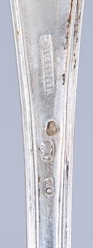 GAFFLAR, 6 st, Petter Adolf Sjöberg, Stockholm, 1820.