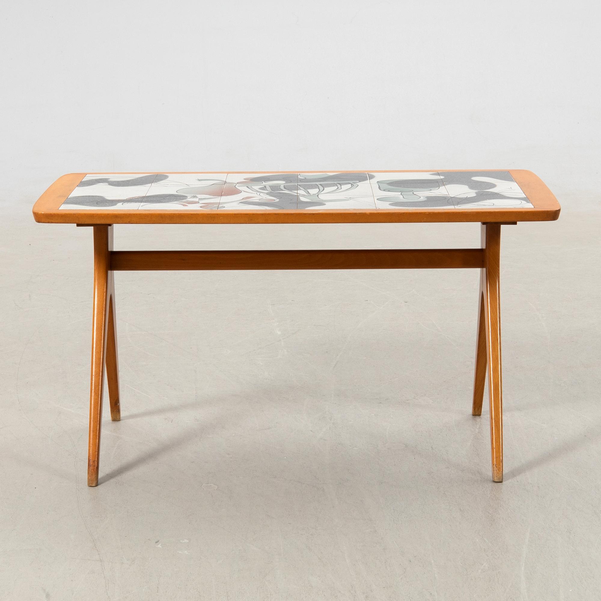 Coffee table Tidaholm furniture factory 1950s.