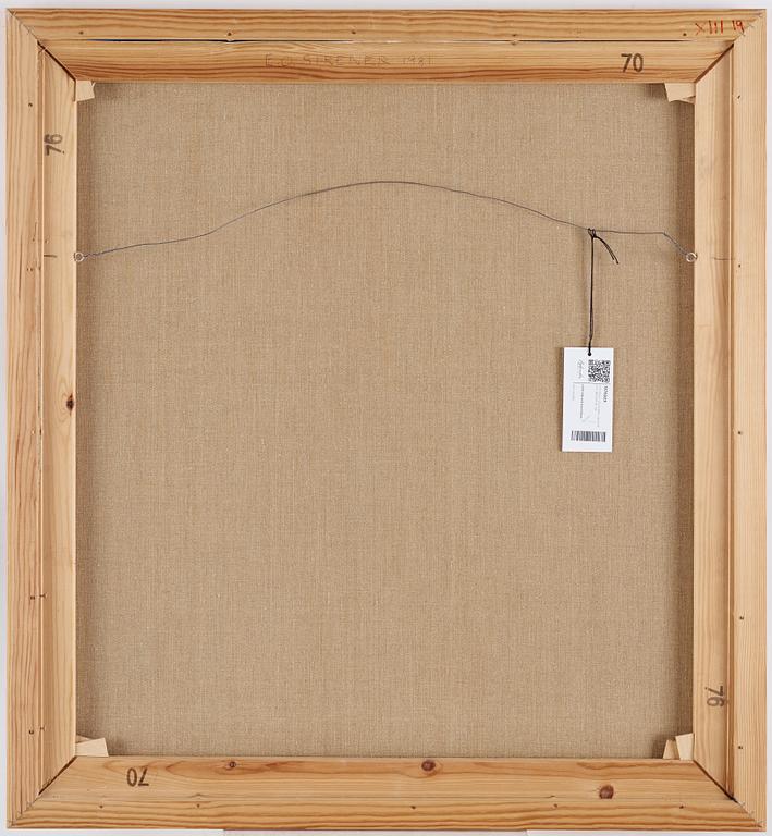 Erik Olson, oil on canvas, signed and dated -81.