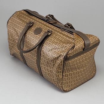 FENDI, 'Zucchino Coated Canvas Duffle Bag'.
