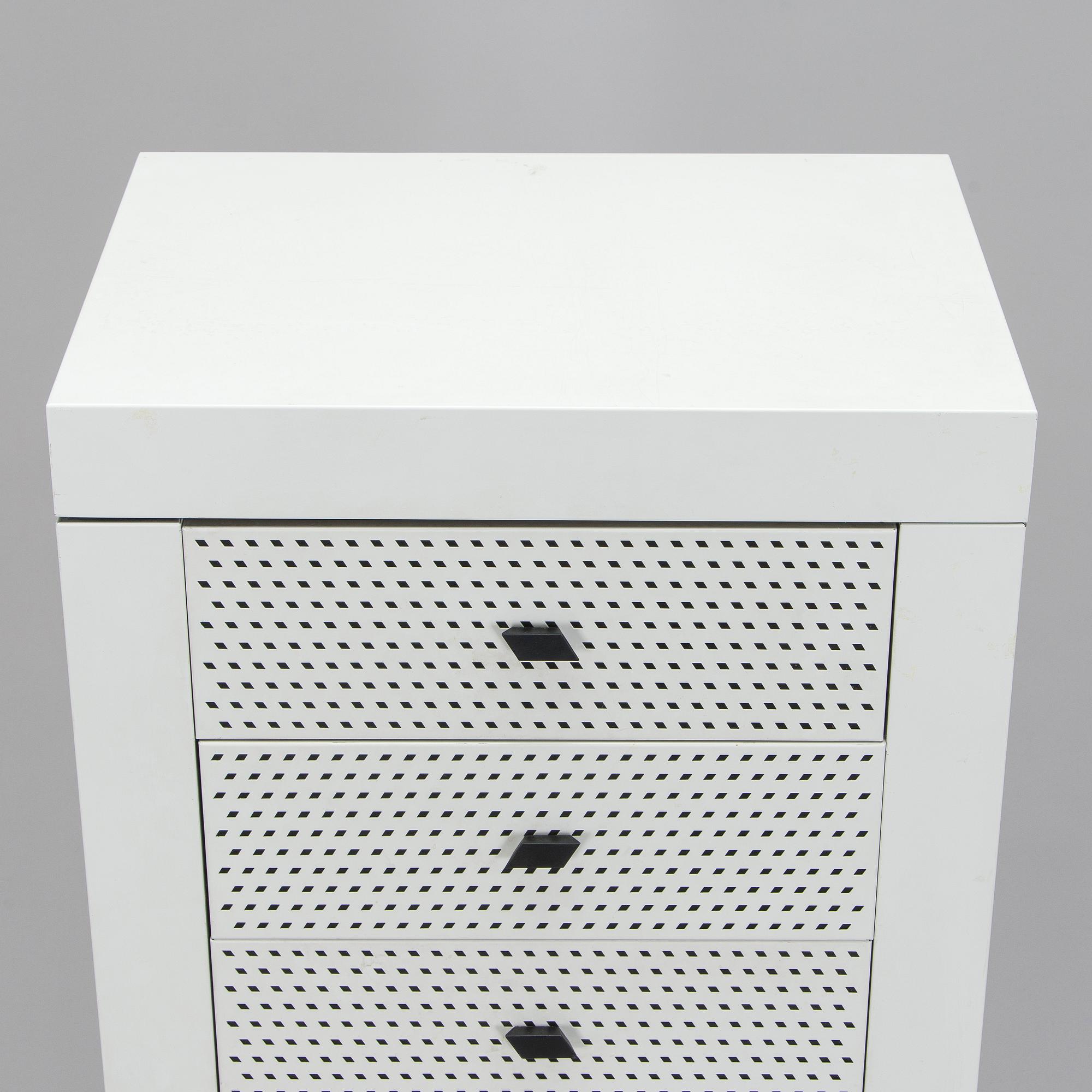 Matteo Thun, byrå, "Settimanale", Bieffeplast, Italien 1985.