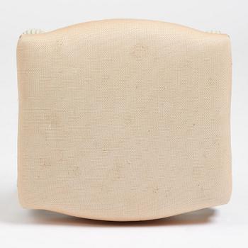 A late Gustavian stool, Stockholm, late 18th century.