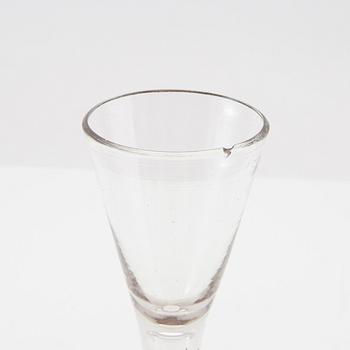 Cut glass 3 pcs, late 18th century.