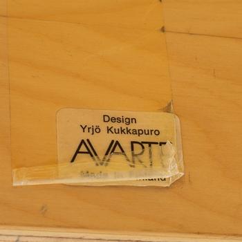 YRJÖ KUKKAPURO, bord, Avarte, Finland, 1980-tal.
