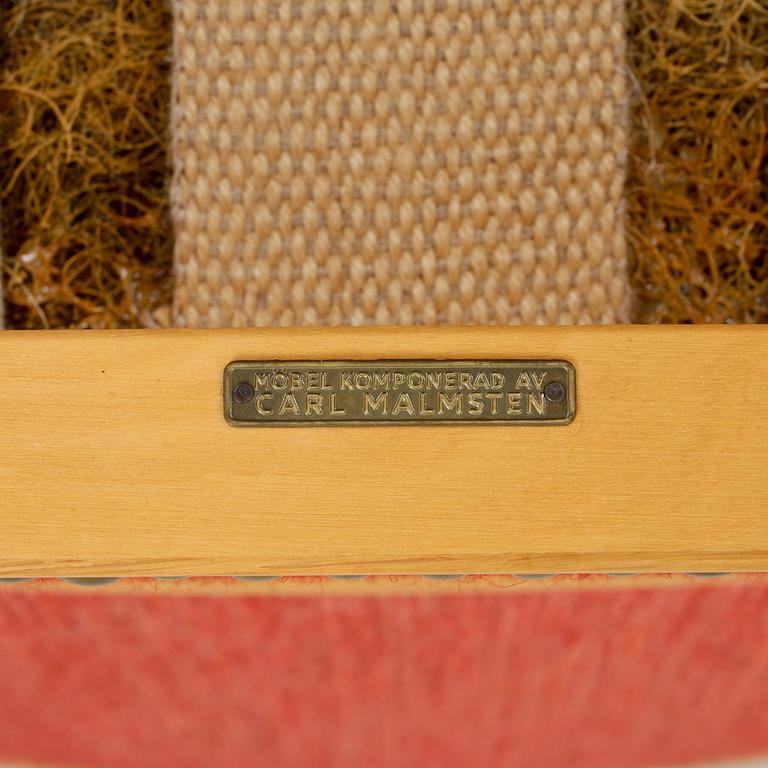 STOLAR, 8 st, "Gustavus", Carl Malmsten för Åfors Möbelfabrik. 1900-talets mitt.