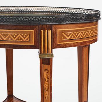 A Gustavian Tea table, by Georg Haupt (master in Stockholm 1770-1784), not signed.