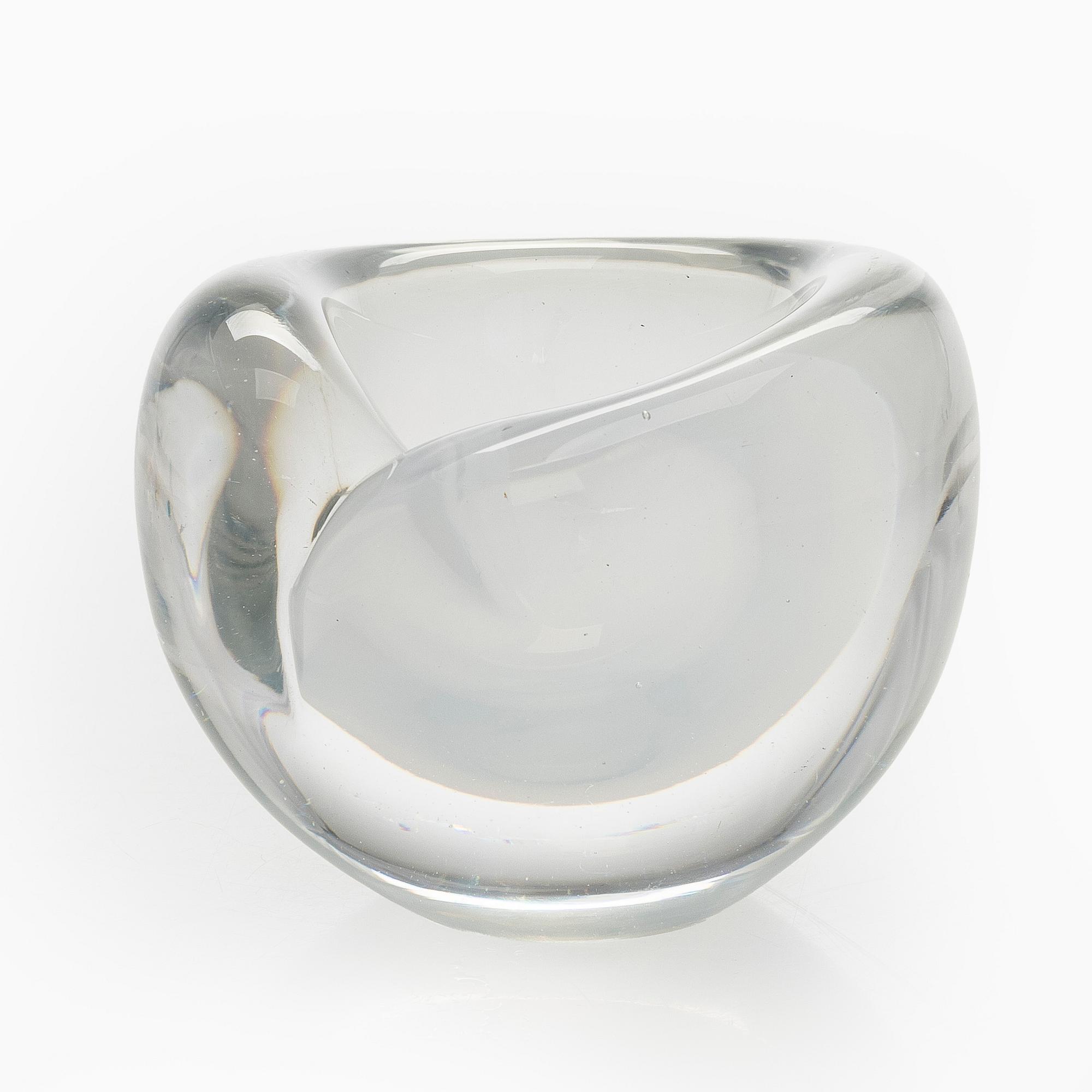 Tapio Wirkkala, malja, malli 3521, Iittala, signeerattu Tapio Wirkkala Iittala.