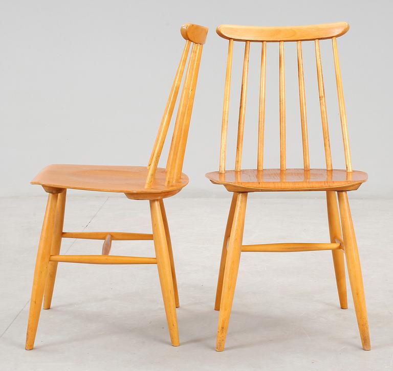 STOLAR, 6 st, "Fanett", Ilmari Tapiovaara, Edsbyverken, 1900-talets mitt.