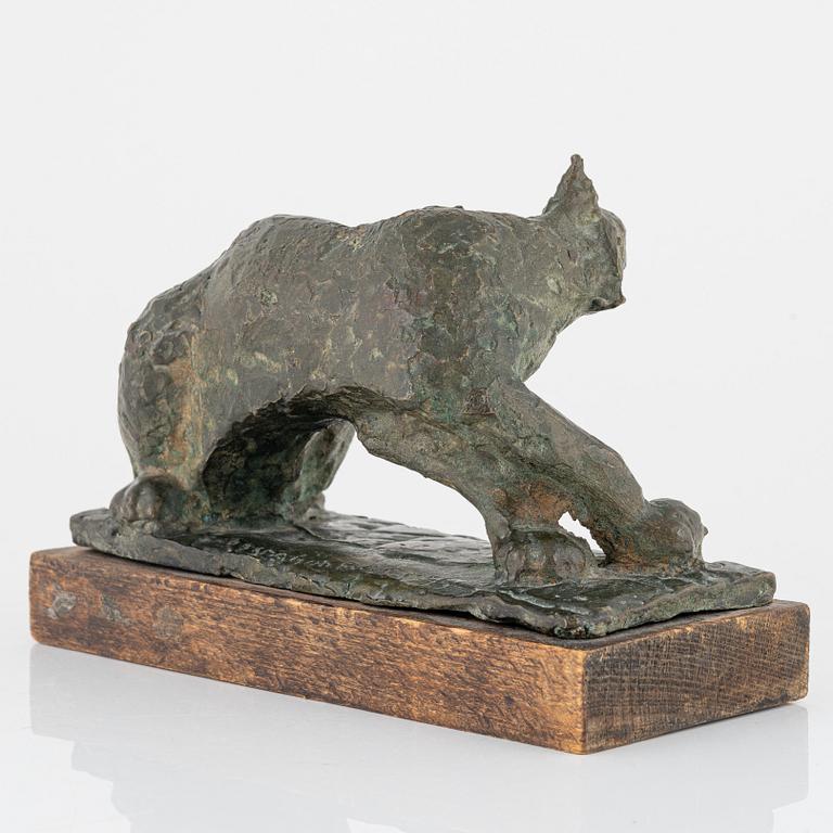 Georg Ganmar, a bronze sculpture, signed and dated 1955.