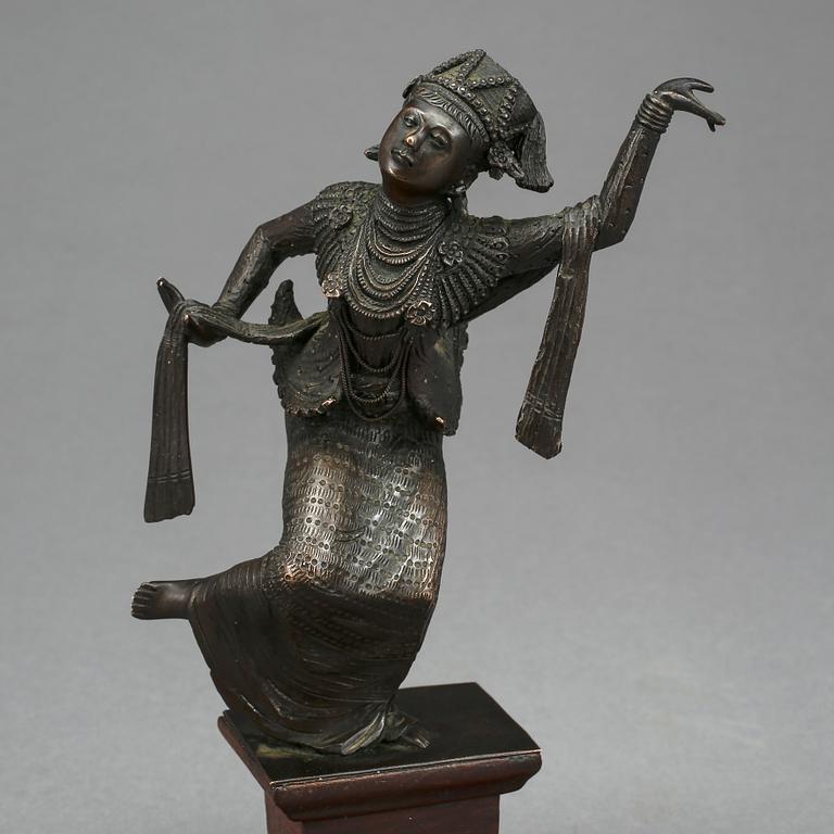 FIGURIN, brons, Burma, troligen 1800-tal.