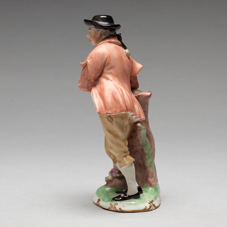 A 'Vienna' figure of a fiddler, 20th Century.