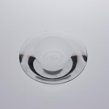 SKÅL, glas, signerad Aimo Okkolin Riihimäen Lasi Oy.