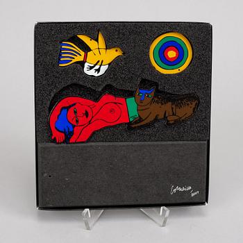 Beverloo Corneille, mobile/sculpture, signed and dated 2004, numbered 83/600.