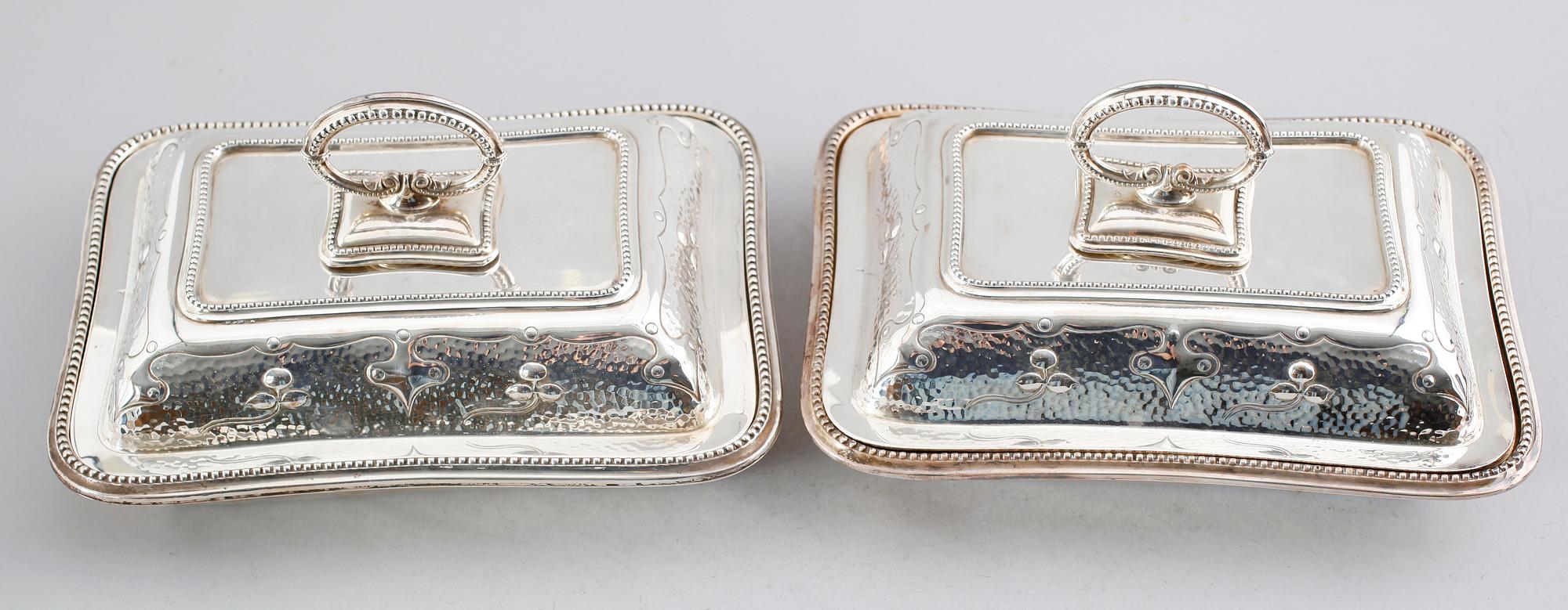 KAROTTER, 1 par, pläter, omkring år 1900.