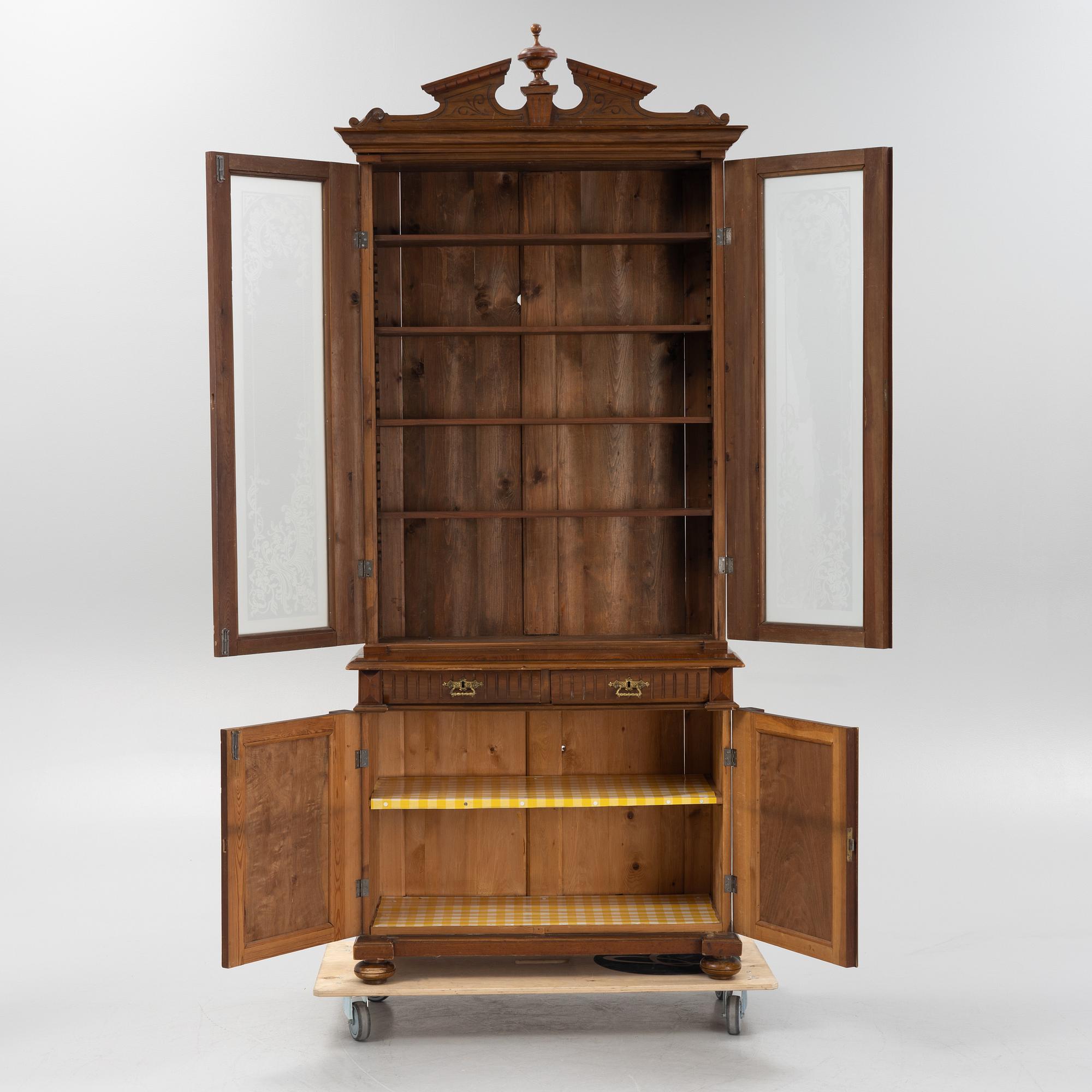 Bokskåp, sent 1800-tal.