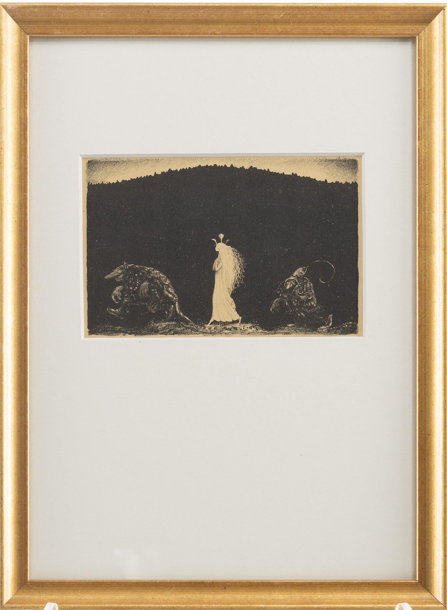 John Bauer, "Trollens Styfdotter".