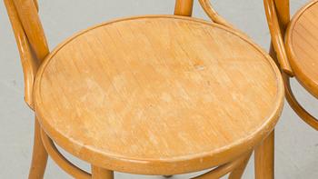 CAFÉSTOLAR, 6 st, Thonettyp, 1900-talets andra hälft.