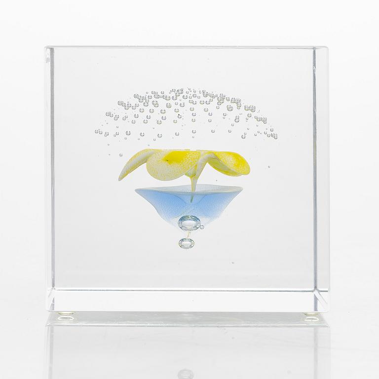 Oiva Toikka, vuosikuutio 2000, signeerattu Oiva Toikka Nuutajärvi 2000, 925/2000.