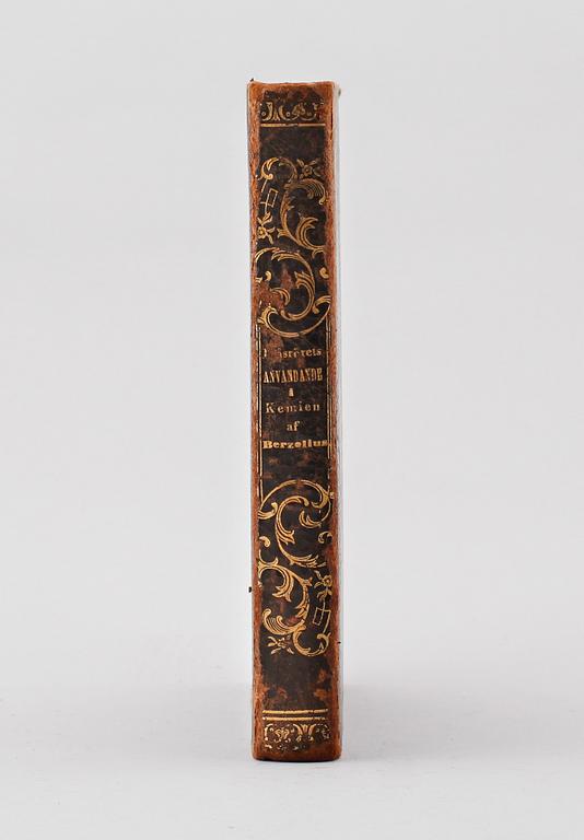 BOK: Om Blåsrörets Användande av Jac Berzelius, Stockholm 1820.