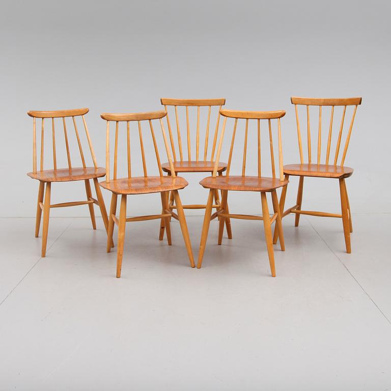 STOLAR, 5 st (3+2), bl a Fanett, Tapio Wirkkala, 1900-talets andra hälft.