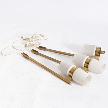 Table lamps, 3 pcs, first half of the 20th century.