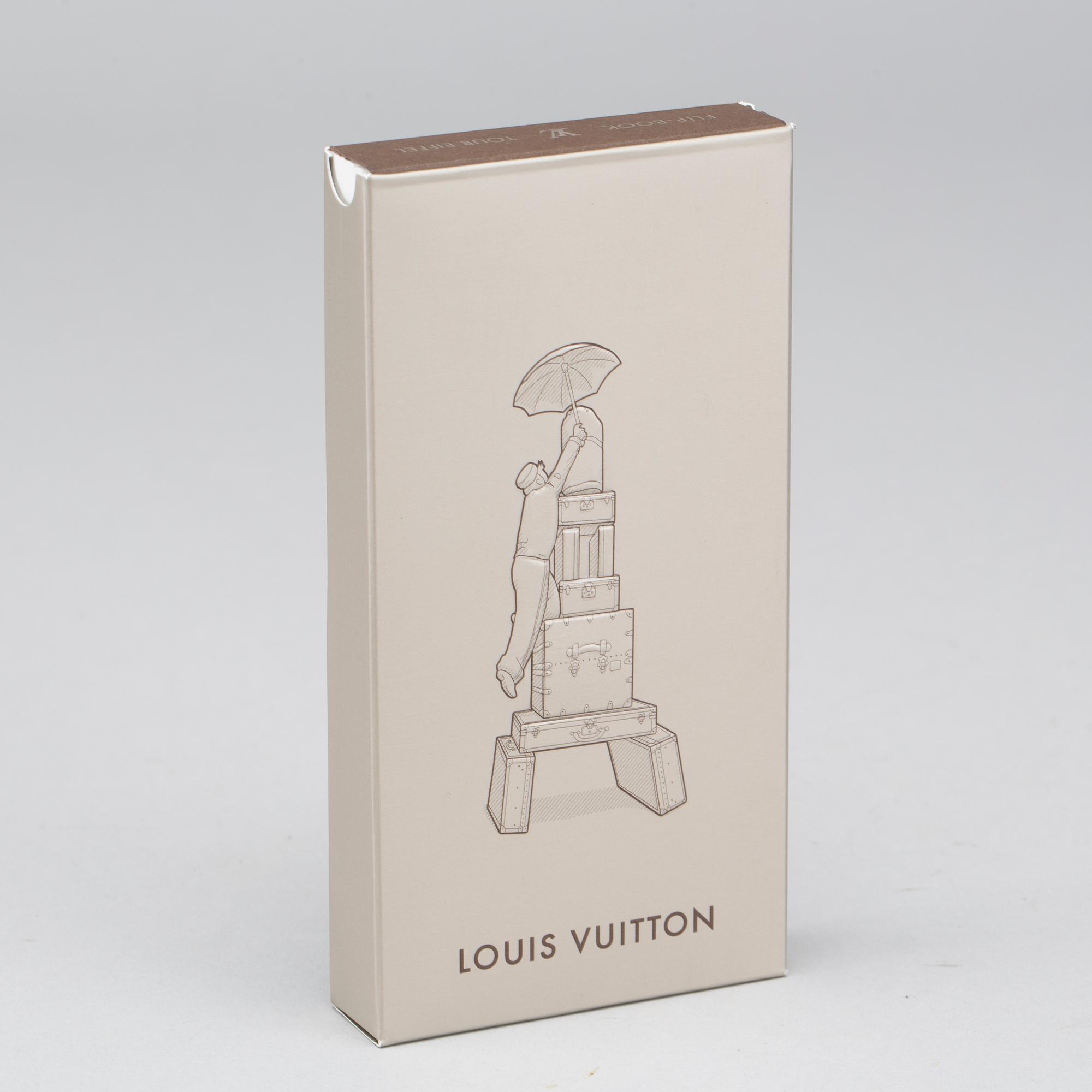 ルイヴィトンノベルティLOUIS VUITTON フリップブック エッフェル塔 ルイヴィトンノベルティLOUIS VUITTON フリップブック
