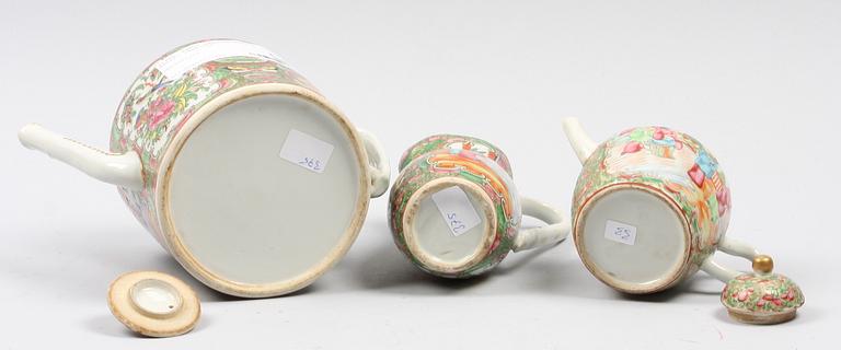 PARTI KANTONPORSLIN, 3 delar, 1800-tal.