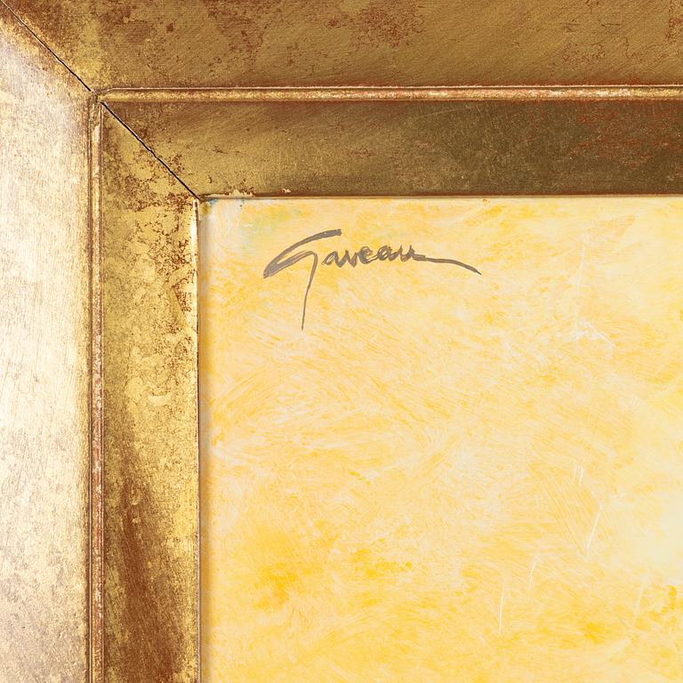 Claude Gaveau, "Jeune fille aux fleurs".