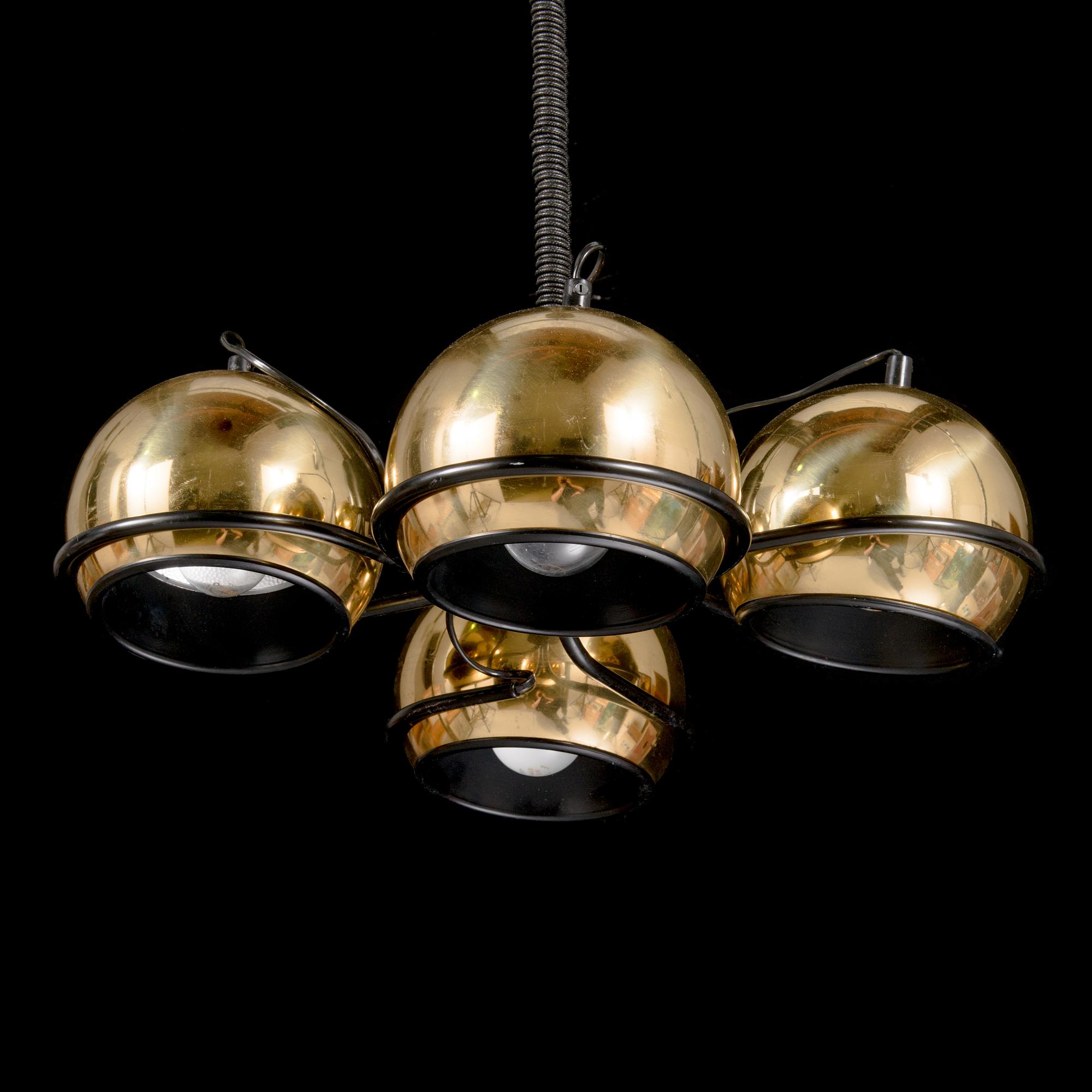 A 1970s pendant ceiling light, "Polaris", Aris, Arisuo Oy, Finland.