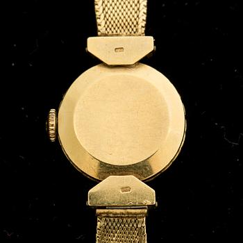 DAMARMBANDSUR, delvis 18K guld. Tissot. Vikt totalt ca 20 gram.