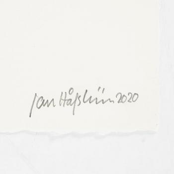 Jan Håfström, etching in colours, 2020, signed 45/50.