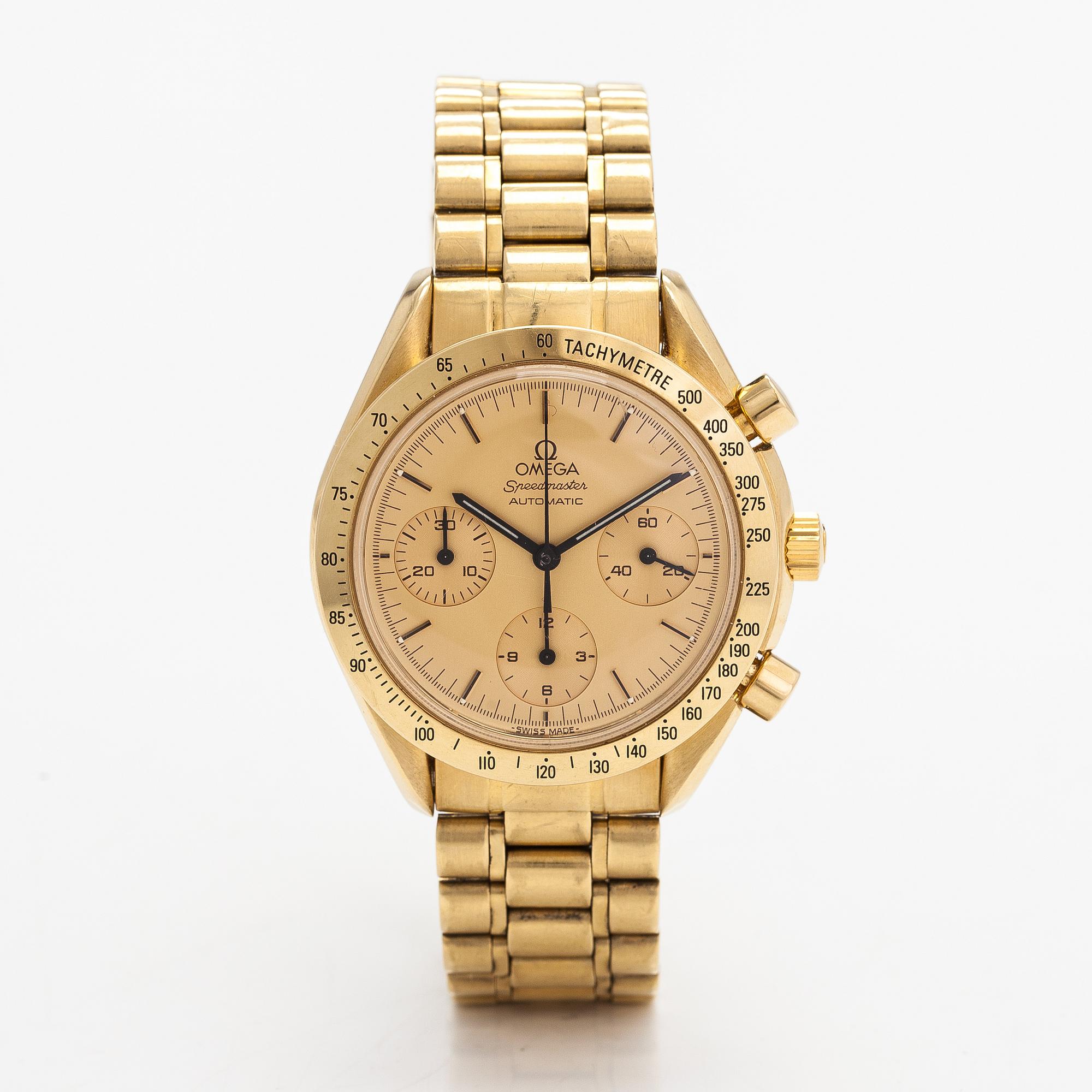 Omega Speedmaster reduced wristwatch 39 mm. Bukowskis