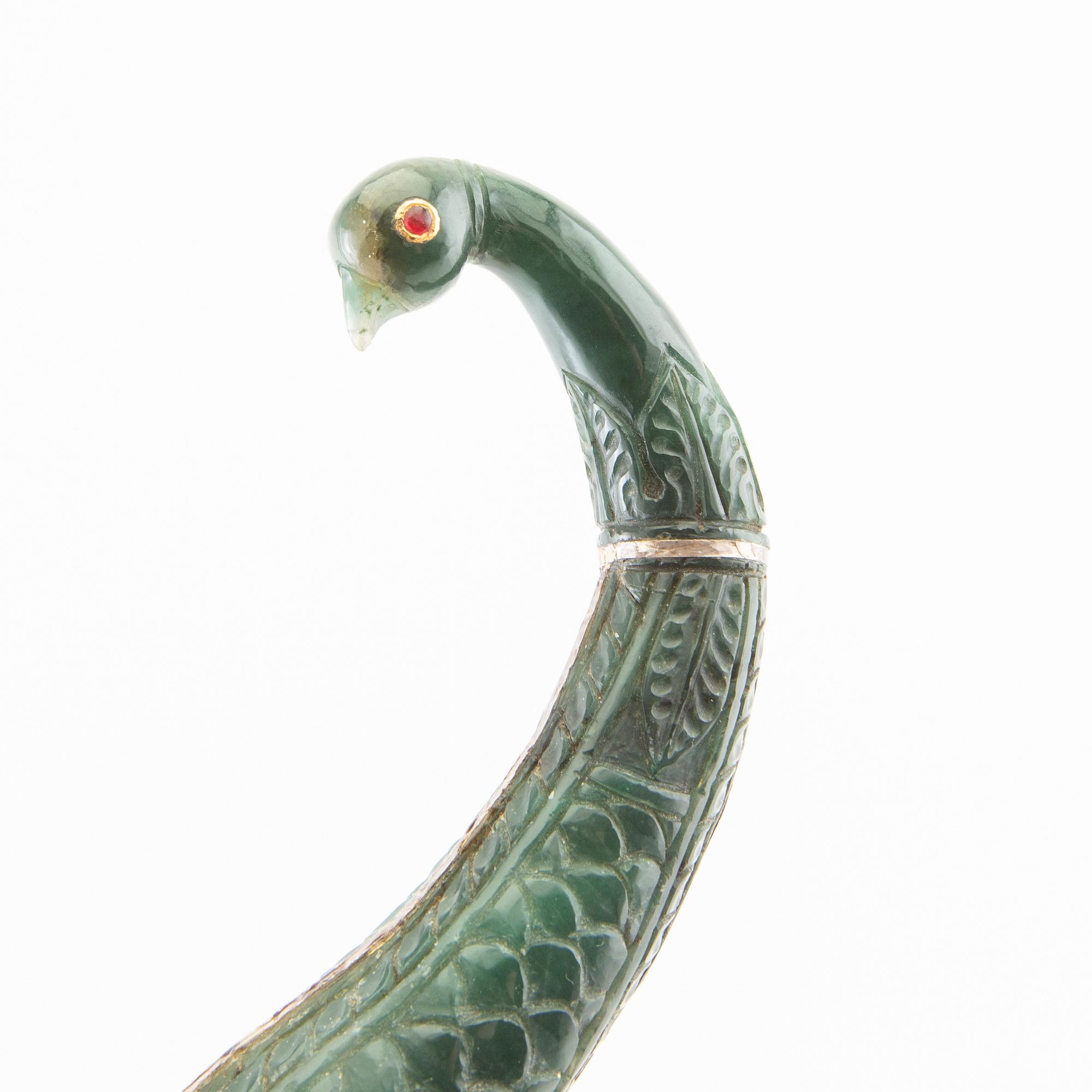 Powder flask, Indian Mughal, 19th century.