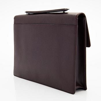 Louis Vuitton, a Taiga leather 'Porte-Document Angara', briefcase.