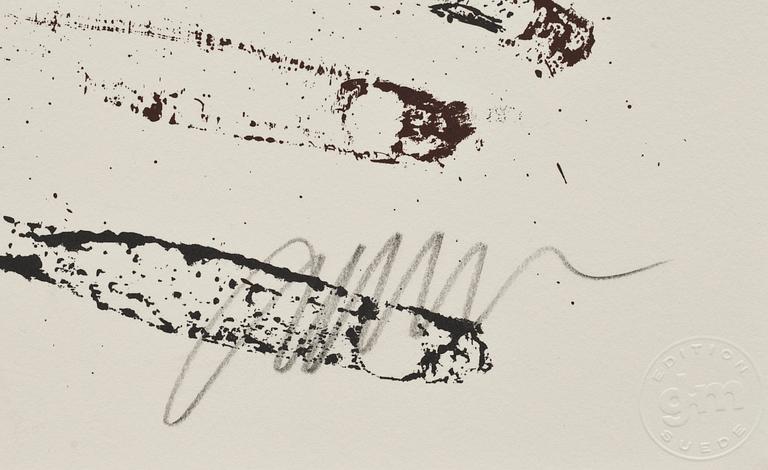 FERNANDEZ ARMAN, färglitografi, signerad, E/A. Edition GKM.