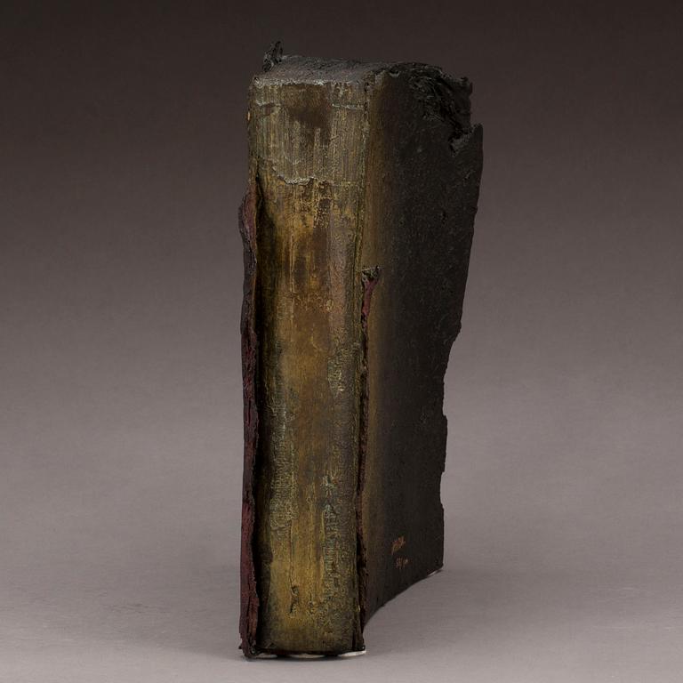 FERNANDEZ ARMAN, brons, "Le Livre", signerad och numrerad 55/100.
