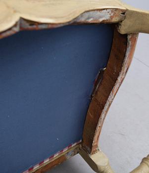 KARMSTOL, rokoko, 1700-tal.