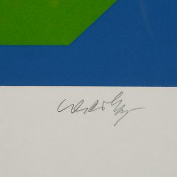 VICTOR VASARELY, färgseriegrafi, signerad och numrerad 20/100.