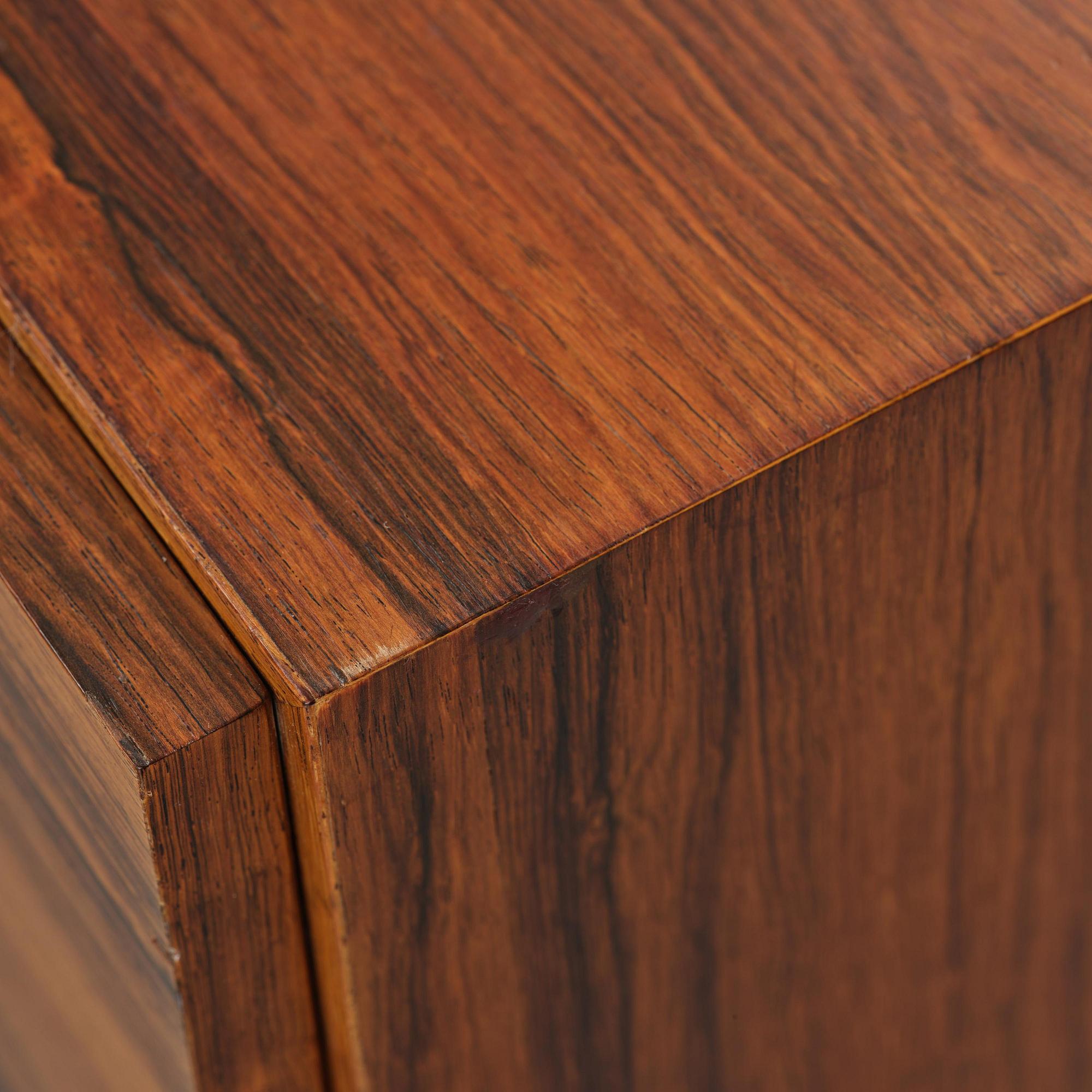 Ib Kofod-Larsen, a rosewood veneered sideboard model "501" from the "Ib 500" series, Seffle Möbelfabrik, Sweden, 1960s.