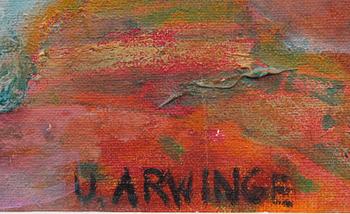 ULLA ARWINGE. Olja på duk, sign.