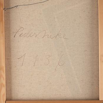 Peder Duke, oil on canvas, signed and dated 1986 on verso.