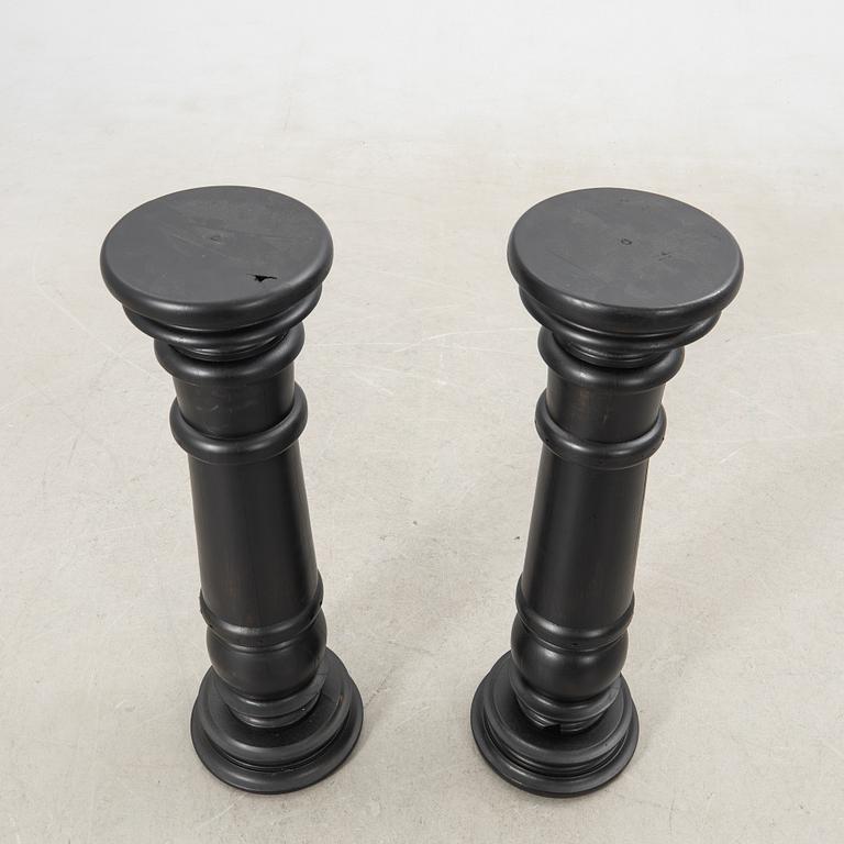Pedestals, a pair, second half of the 20th century.