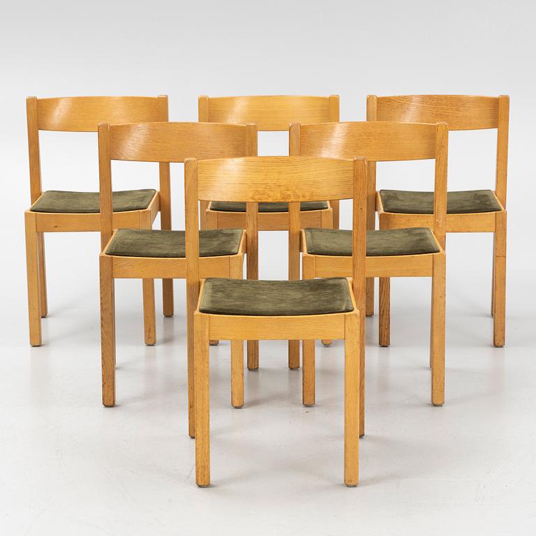 Axel Larsson, six 'Stol 312' chairs, Balzar Beskow.